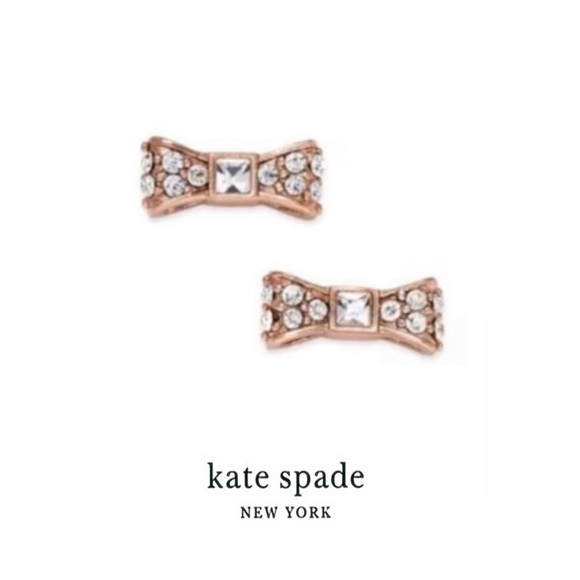 NEW kate spade Mini Bow Stud Earrings - Picture 1 of 8